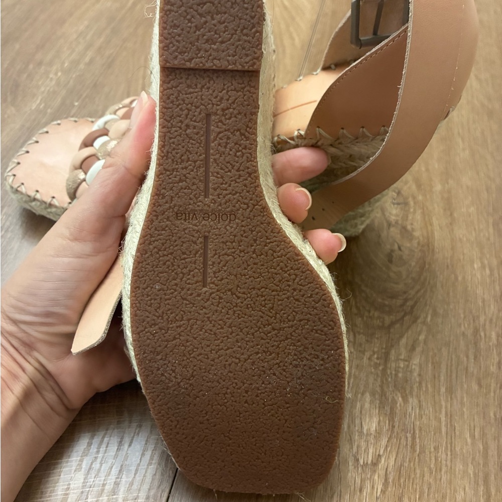 Dolce Vita Women's Espadrilles (Nilton) - Pink and Tan - Picture 5 of 5